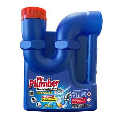 MR PLUMBER DRAIN CLEANER GRANULES 500GR