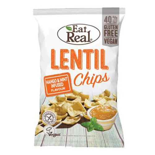 EAT REAL LENTIL CHIPS MANGO & MINT 30G