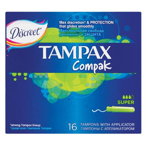 TAMPAX COMPAK SUPER 16'S