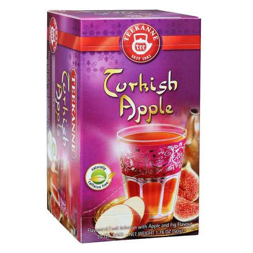 TEEKANNE TURKISH APPLE IMFUSED TEA BAGS 20'S