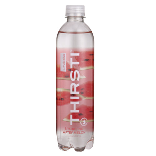 THIRSTI WATERMELON FLAVOURED SPARKING WATER 500ML