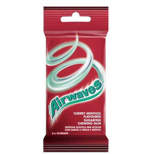 AIRWAVES CHERRY MENTHOL FLAVOUR SUGAR FREE 5'S