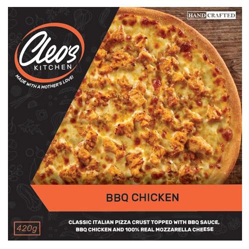 CLEO'S KITCHEN PIZZA BBQ CHICKEN 420G