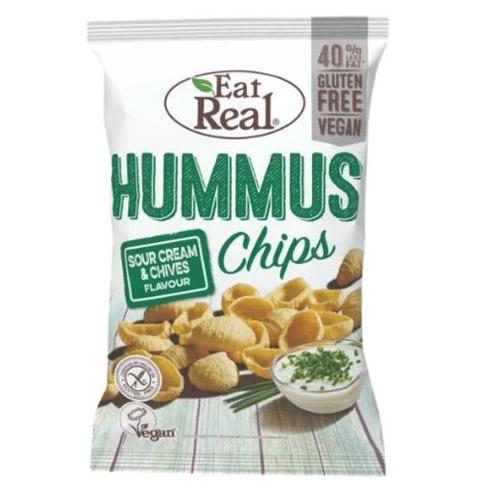 EAT REAL HUMMUS CHIPS SOUR CREAM & CHIVES 30G