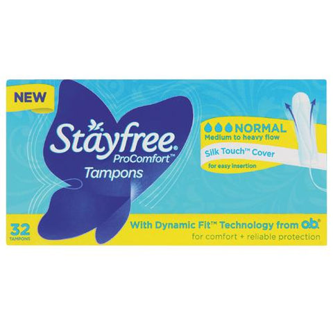 STAYFREE TAMPONS NORMAL 32'S