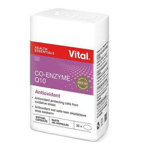 VITAL HEALTH CO-ENZYME Q10 CAPSULES 30'S