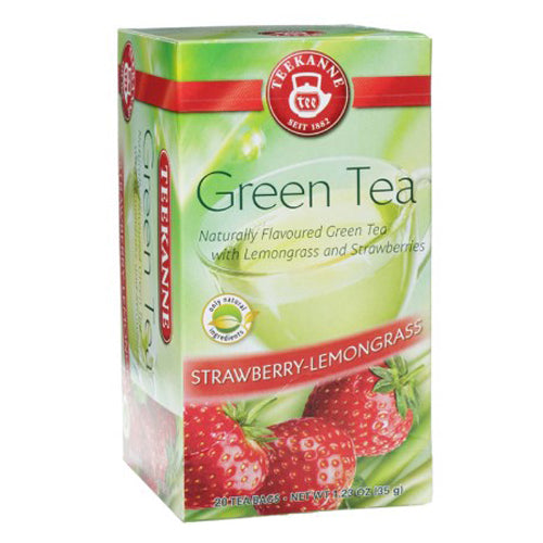 TEEKANNE GREEN STRAWBERRY & LEMON GRASS 20'S