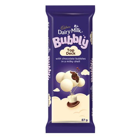 CADBURY BUBBLY TOP DECK CHOCOLATE SLAB 87GR