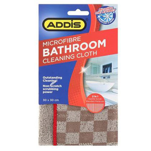 ADDIS MICROFIBRE BATHROOM CLEANING CLOTH 1'S