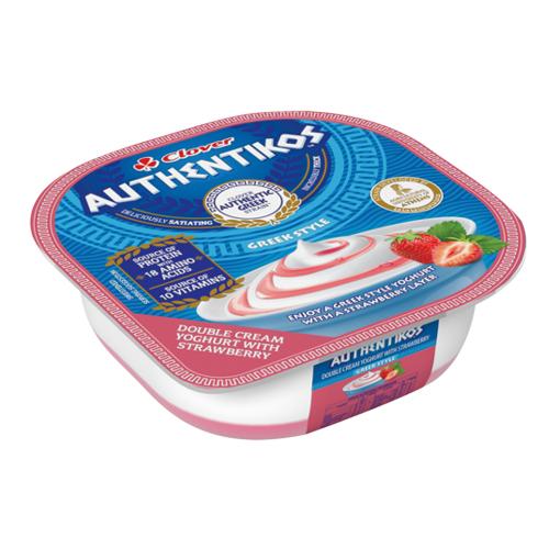 AUTHENTIKOS STRAWBERRY FLAVOUR YOGHURT 100G