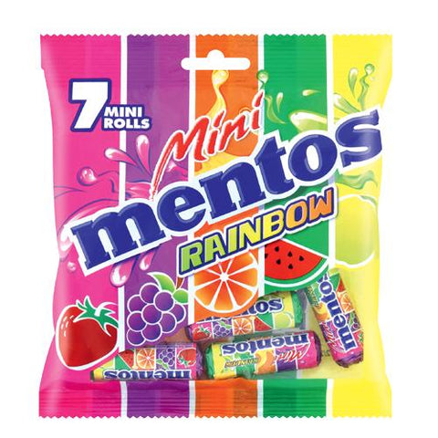 MENTOS RAINBOW MINI ROLLS 7'S