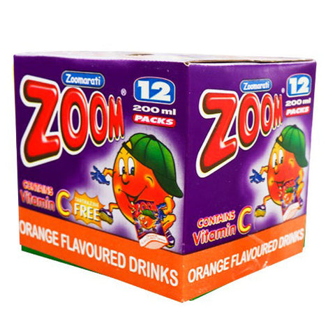 ZOOM ORANGE FLAVOURED 200ML