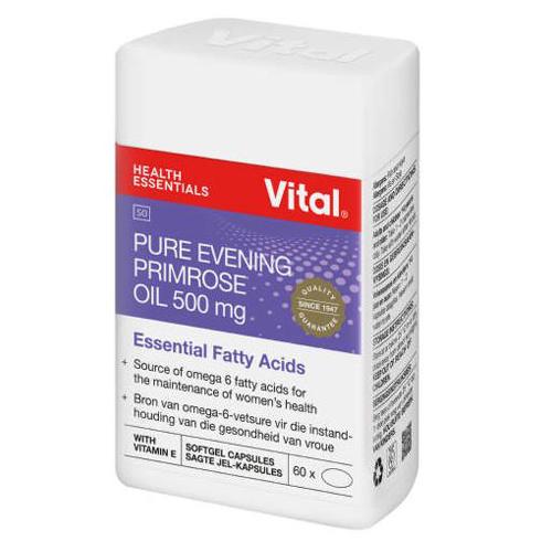 VITAL HEALTH PURE EVENING PRIMPROSE CAPSULE 60'S