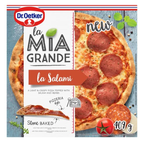 ITAL PIZZA  LA MIA GRANDE LA SALAMI 409GR