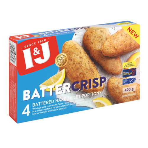 I & J BATTERCRISP LEMON & BLACK PEPPER 400GR