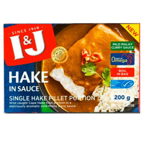 I & J HAKE MILD MALAY CURRY SAUCE 200GR