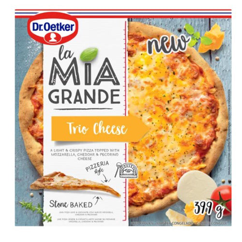 ITAL PIZZA  LA MIA GRANDE TRIO CHEESE 399GR