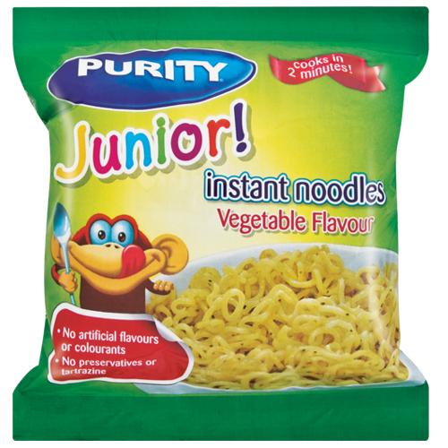 PURITY JUNIOR INSTANT NOODLES VEG FLAVOUR 53.5G