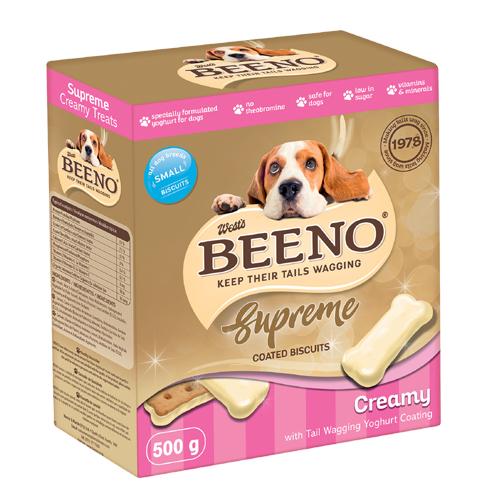 BEENO DOG BISCUITS SUPREME CREAMY SMALL 500G