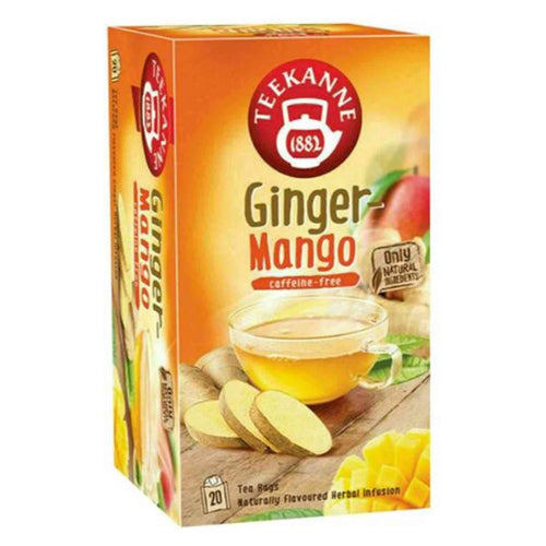 TEEKANNE GINGER & MANGO INFUSED TEA BAGS 20'S