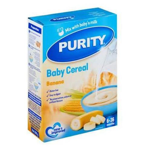 PURITY BABY CEREAL BANANA 200G