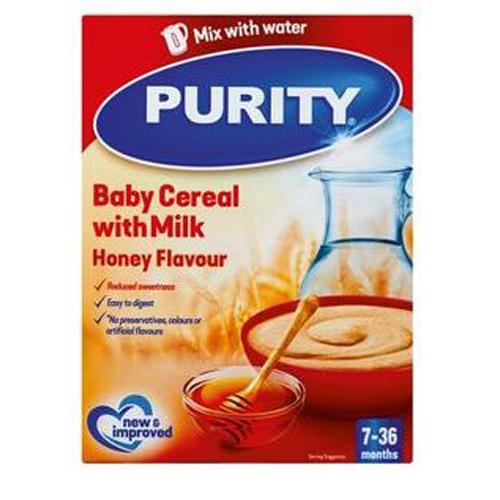 PURITY BABY CEREAL WITH MILK HONEY FLAVOUR 200GR