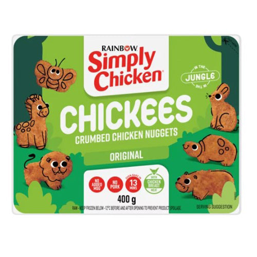 SIMPLY CHICKEN CHICKEES NUGGETS JUNGLE 400GR