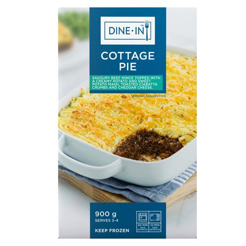 DINE IN FROZEN COTTAGE PIE 900GR