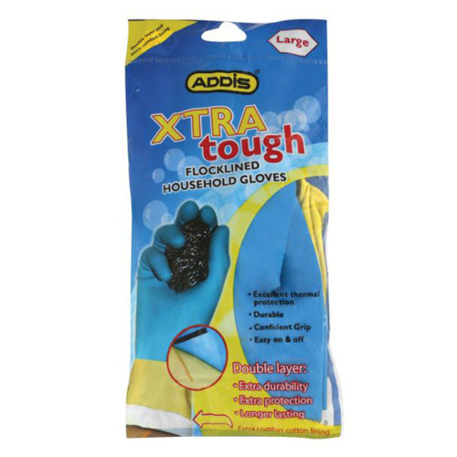 ADDIS XTRA TOUGH HOUSEHOLD GLOVES MEDIUM 1'S