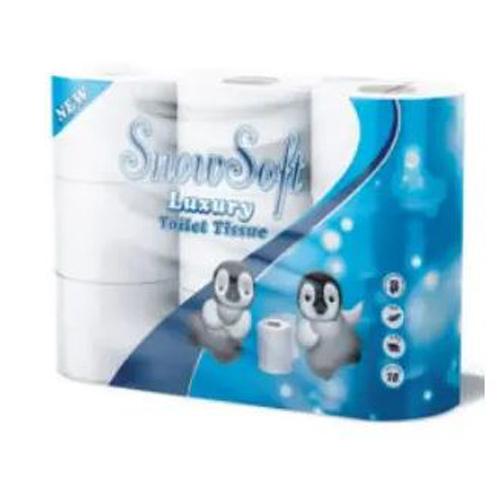 SNOWSOFT TOILET TISSUE WHITE 2 PLY 9'S