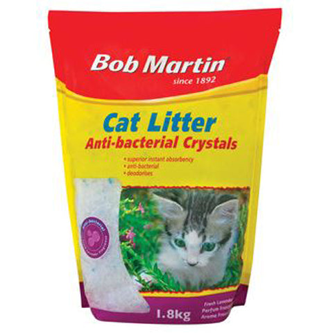 BOB MARTIN CAT LITTER CRYSTALS LAVENDER 1.8KG