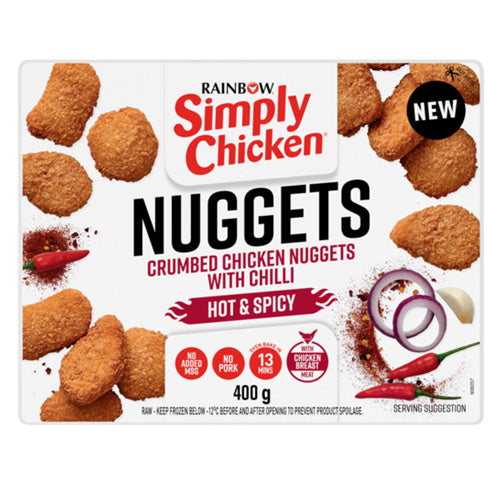 SIMPLY CHICKEN NUGGETS HOT & SPICY 400GR