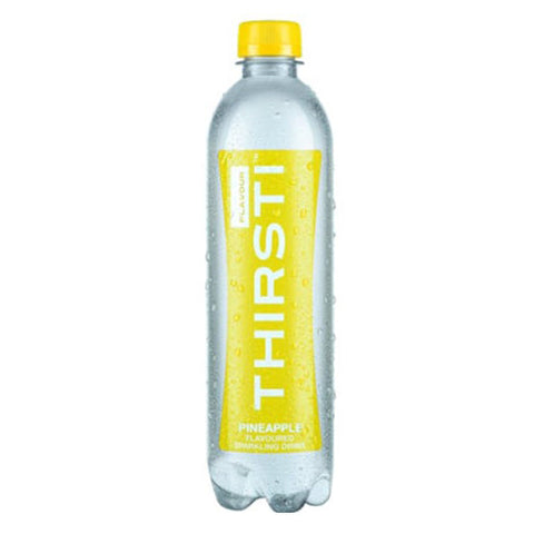 THIRSTI PINEAPPLE FLAVOURED SPARKLING WATER 500ML