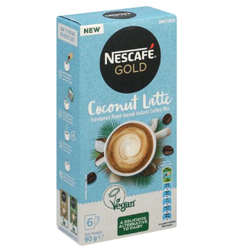 NESCAFE GOLD COCONUT LATTE VEGAN 6'S