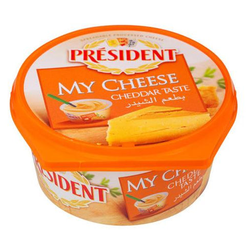 PRESIDENT CHEDDAR CHEESE SPREAD 125G