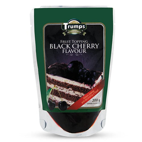 TRUMPS FRUIT TOPPING BLACK CHERRY FLAVOUR 200GR