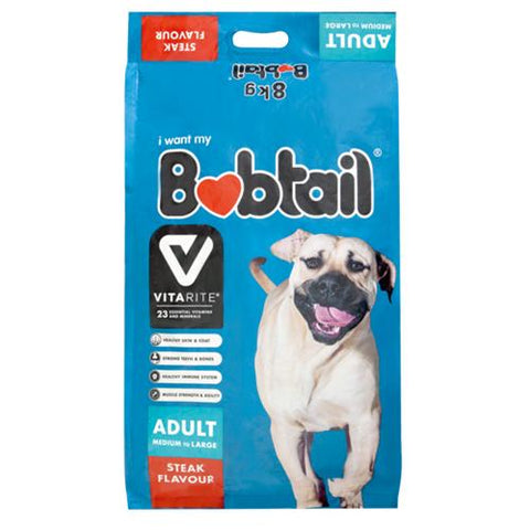 BOBTAIL STEAK MEDIUM / LARGE DOGS 9KG