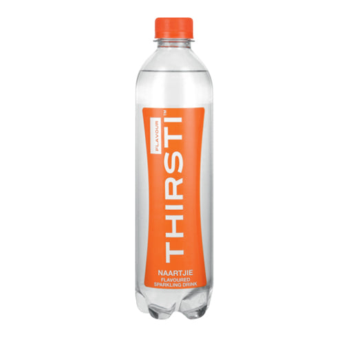 THIRSTI NAARTJIE FLAVOURED SPARKLING WATER 500ML