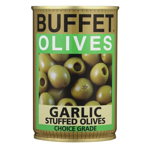 BUFFET GARLIC STUFFED OLIVES 300G