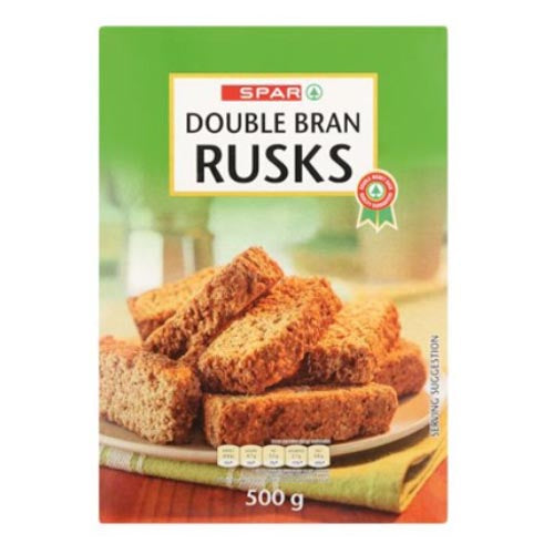 SPAR RUSKS DOUBLE BRAN 450GR