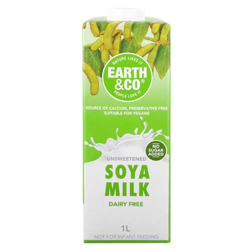 EARTH & CO SOYA MILK 1LT